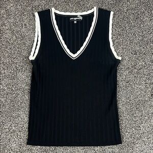 Karl Lagerfeld Sleeveless Sweater |Sz L|